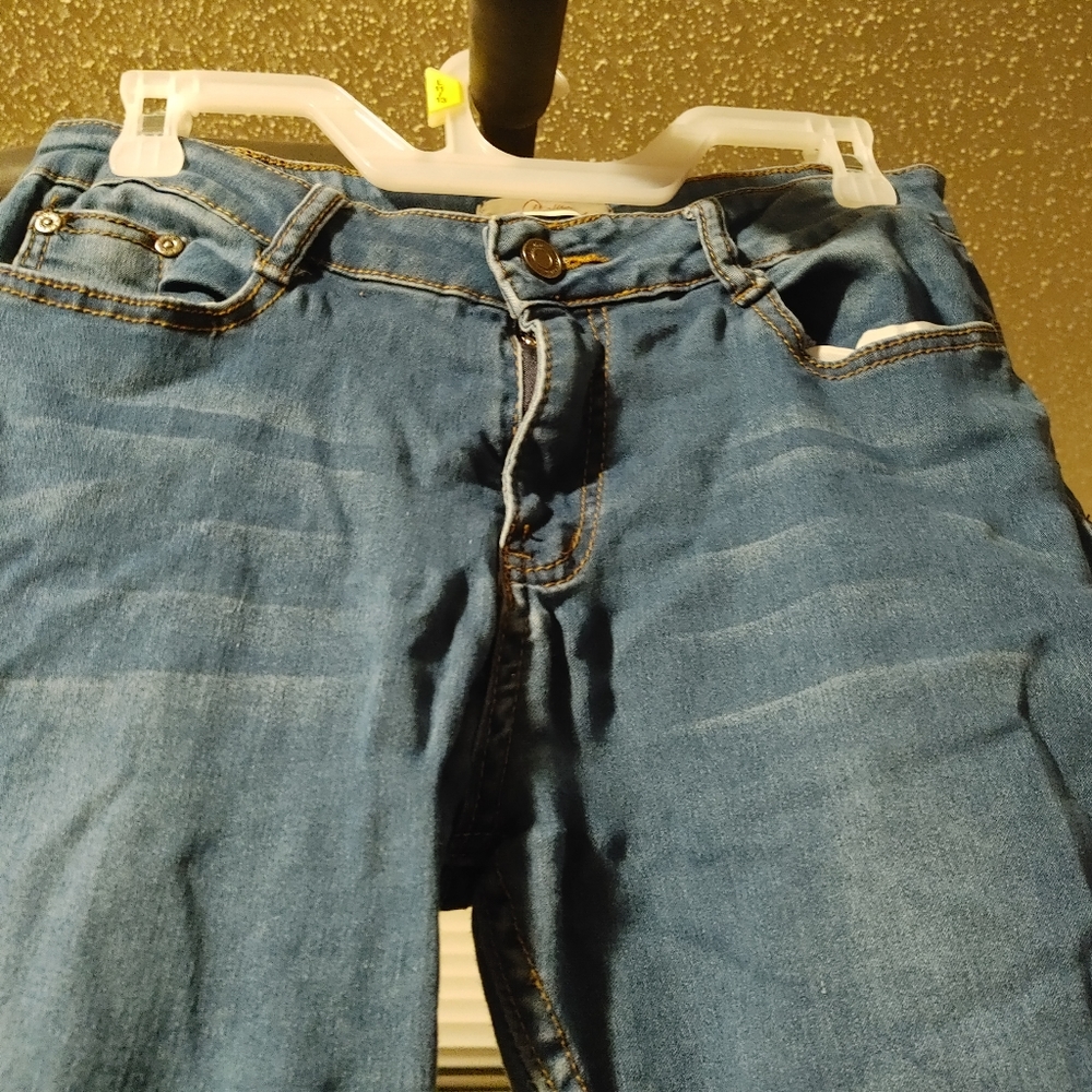 Skinny Blue Jeans